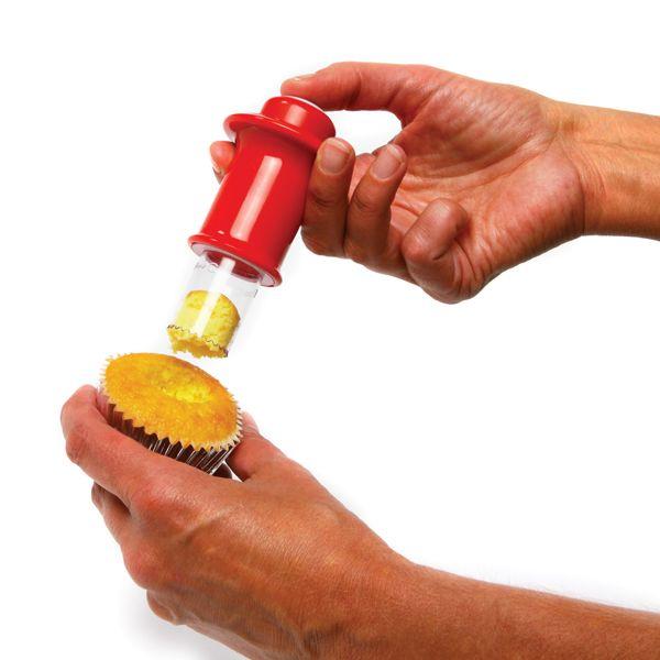 3-pc Red Cupcake Corer Set