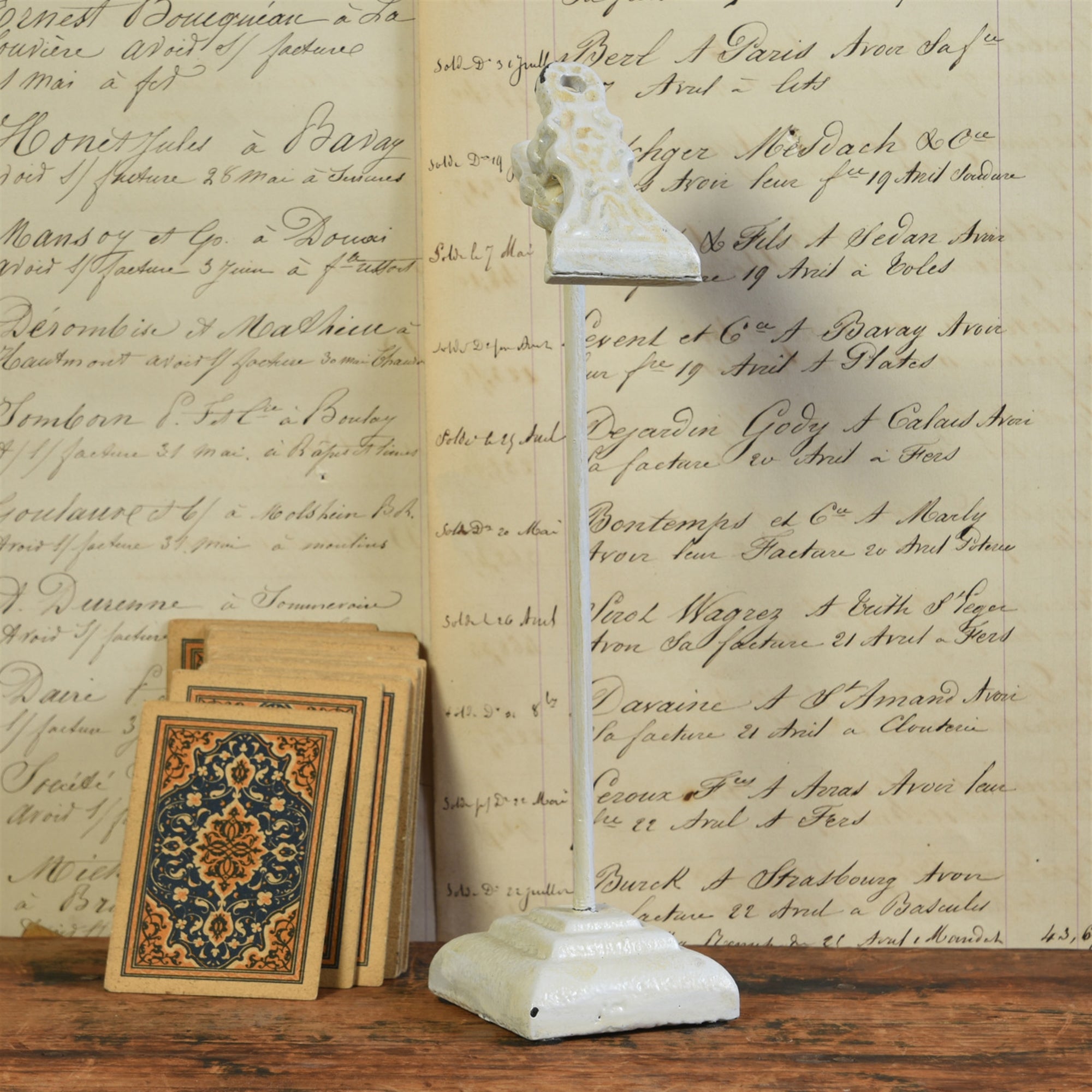 Sophia Cast Iron Note Clip