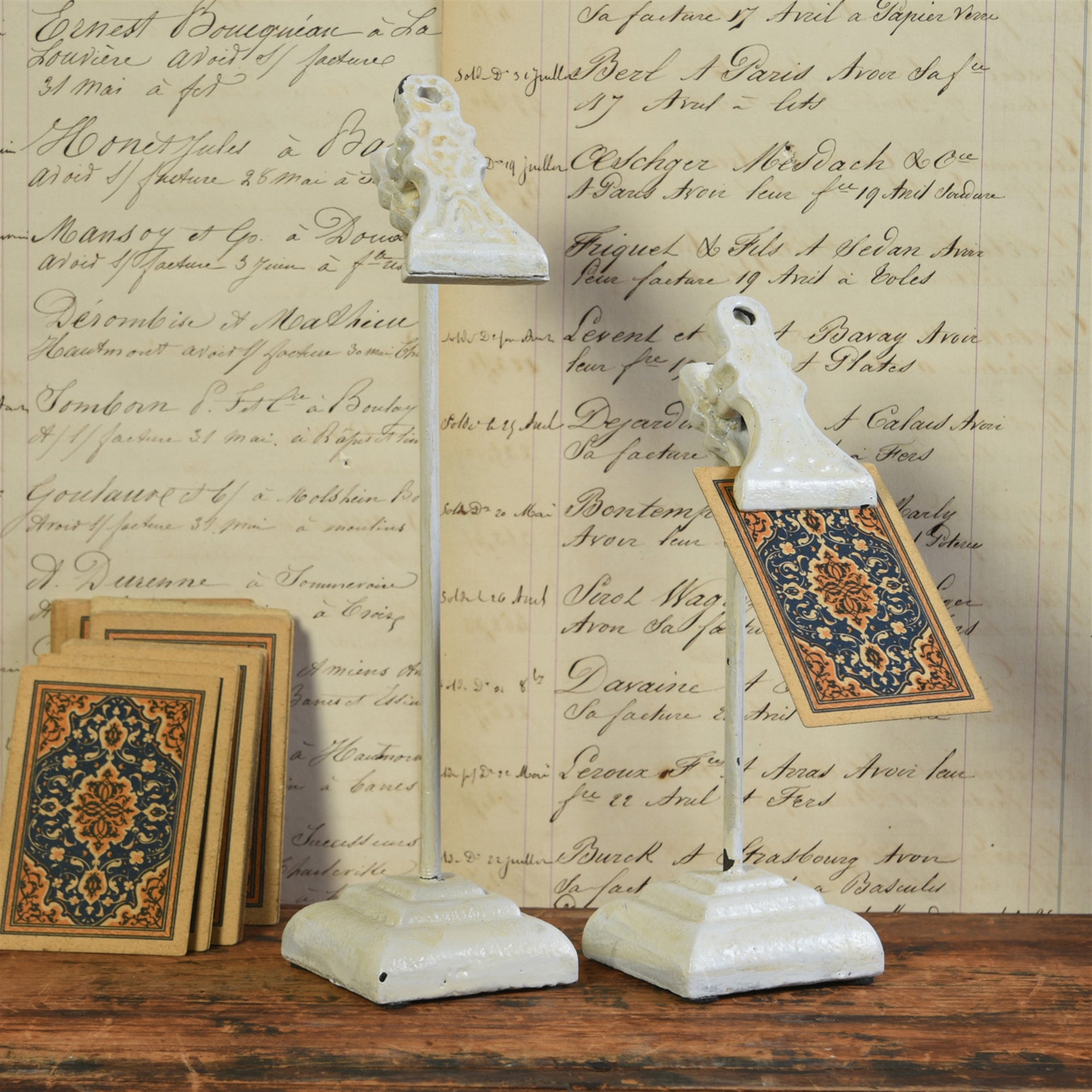 Sophia Cast Iron Note Clip
