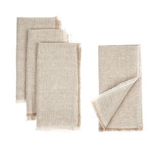 S/4 Linen Napkins - Solid