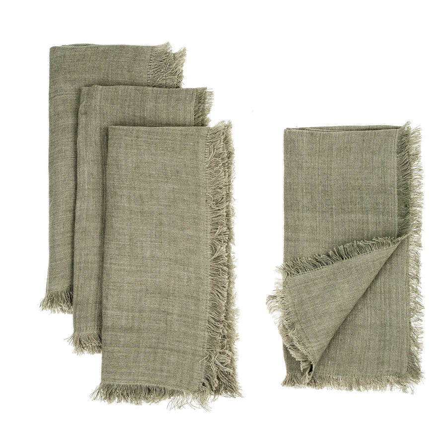 S/4 Linen Napkins - Solid