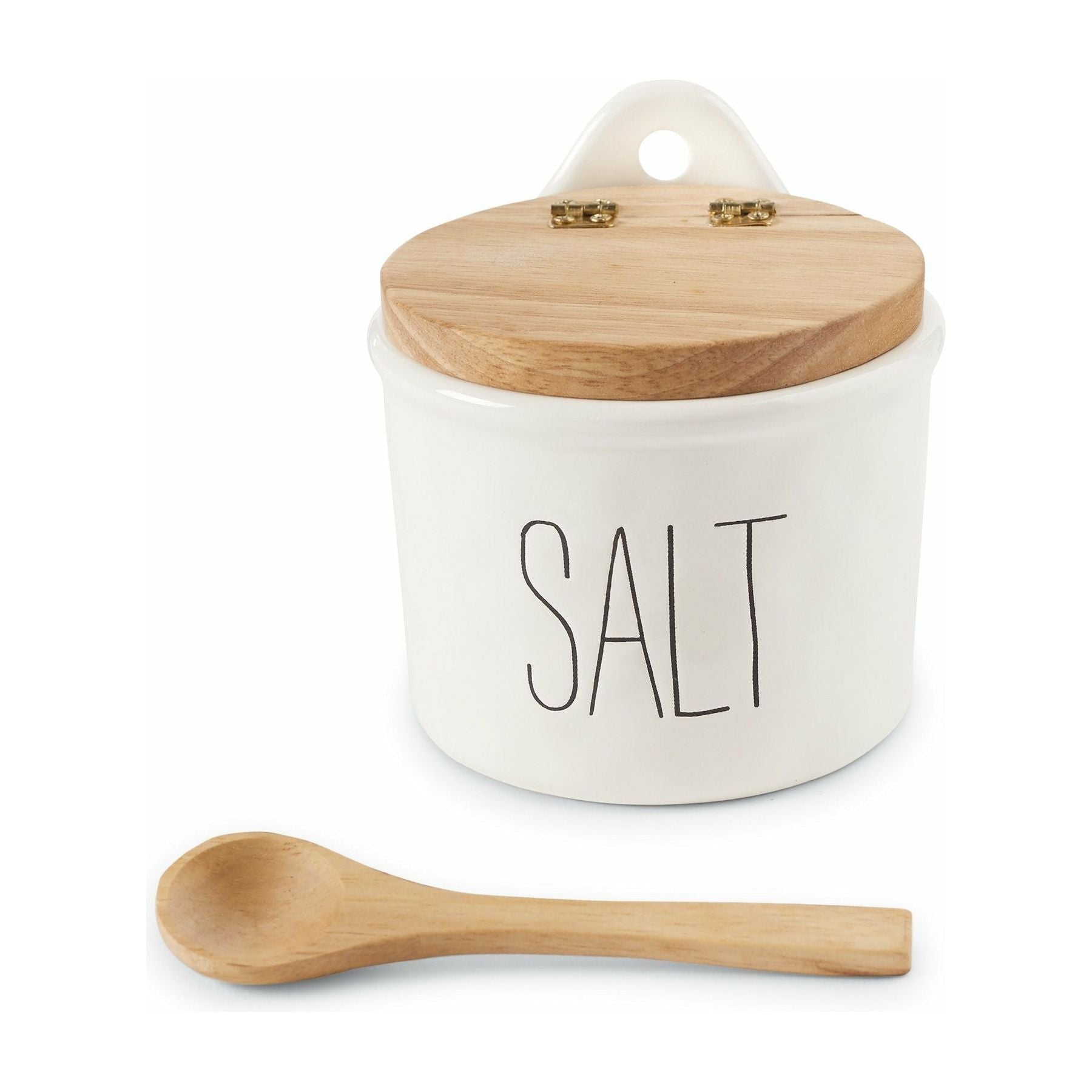 Bistro Salt Cellar & Spoon Set