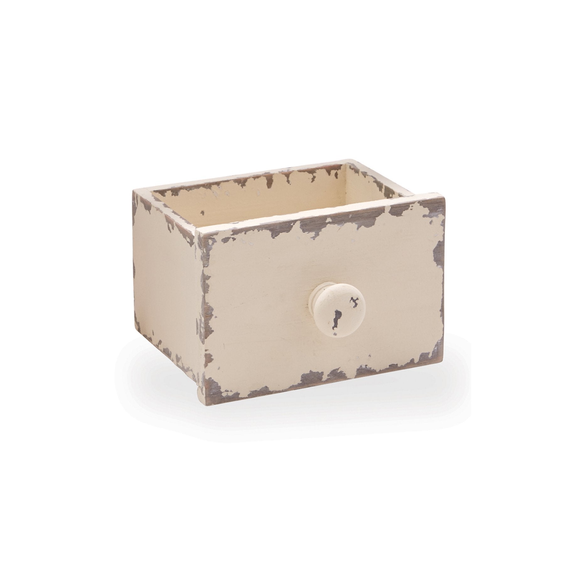Vintage Drawer Planter Box - White