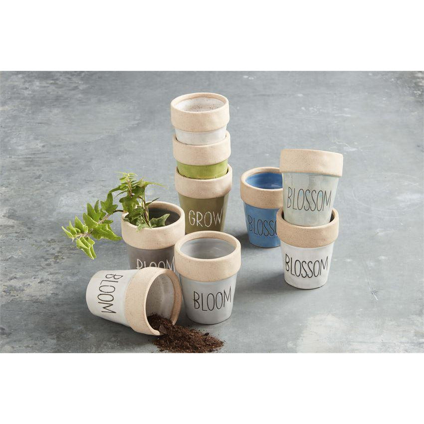 Mini Terracotta Glazed Pot