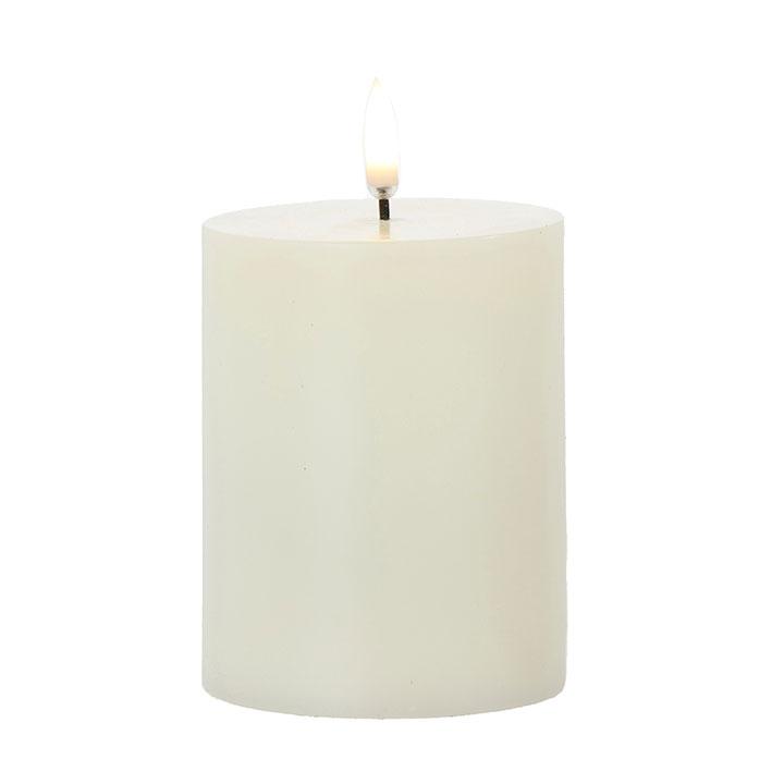 Uyuni Pillar Candle - 3" x 5" |  Ivory