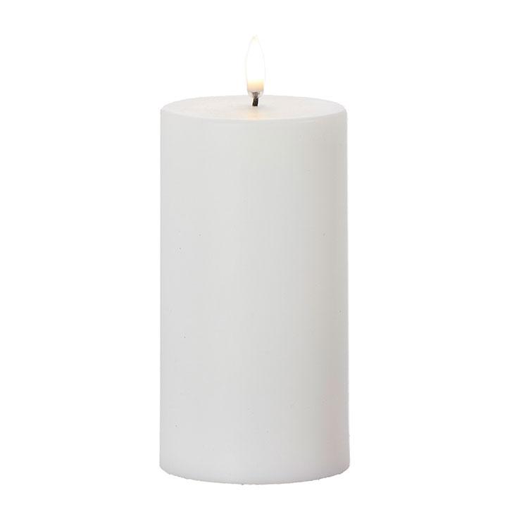 Uyuni PIllar Candle - 3" X 7" | White