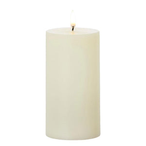 Uyuni Pillar Candle - 3" x 7" | Ivory
