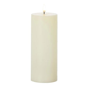 Uyuni  Pillar Candle - 3" x 9" | Ivory