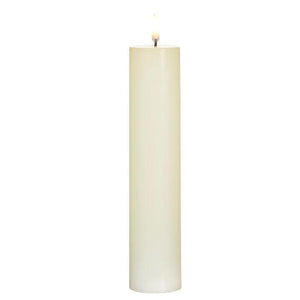 Uyuni Pillar Candle - 2" x 9.75" | Ivory