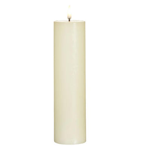 Uyuni Pillar Candle - 2.25" x 9.75" |  Ivory