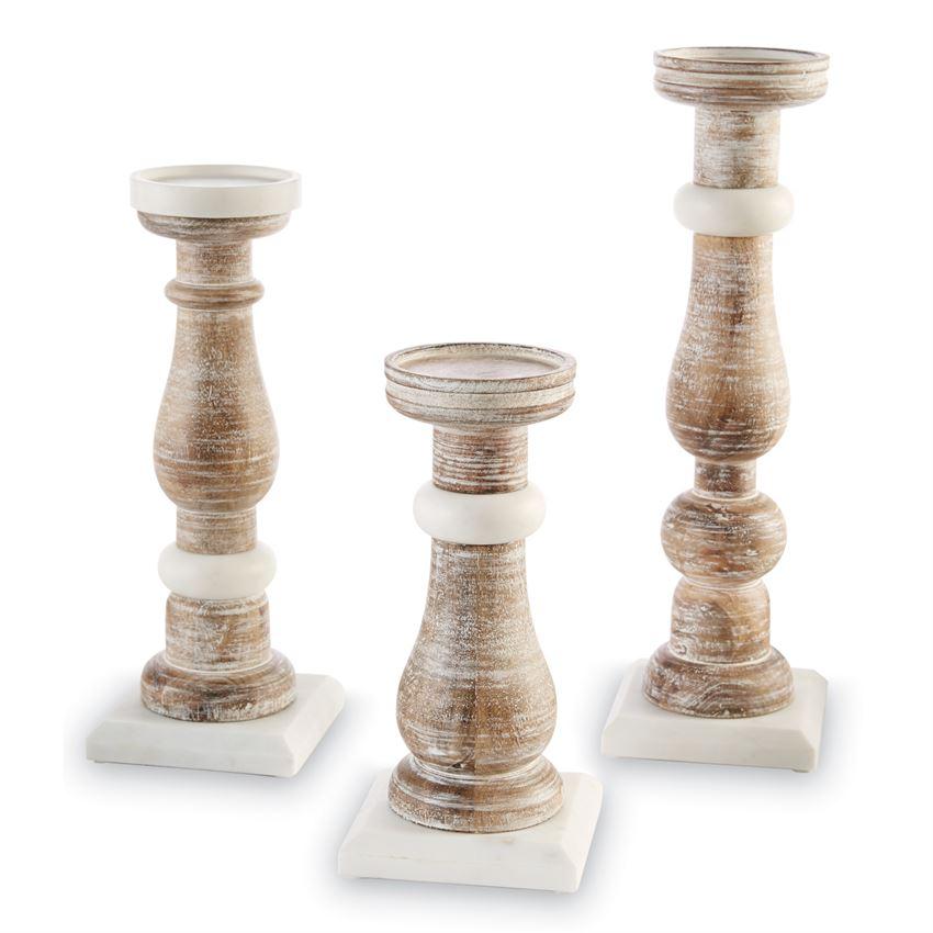 H-110 Gothic and Marble Candlesticks 40