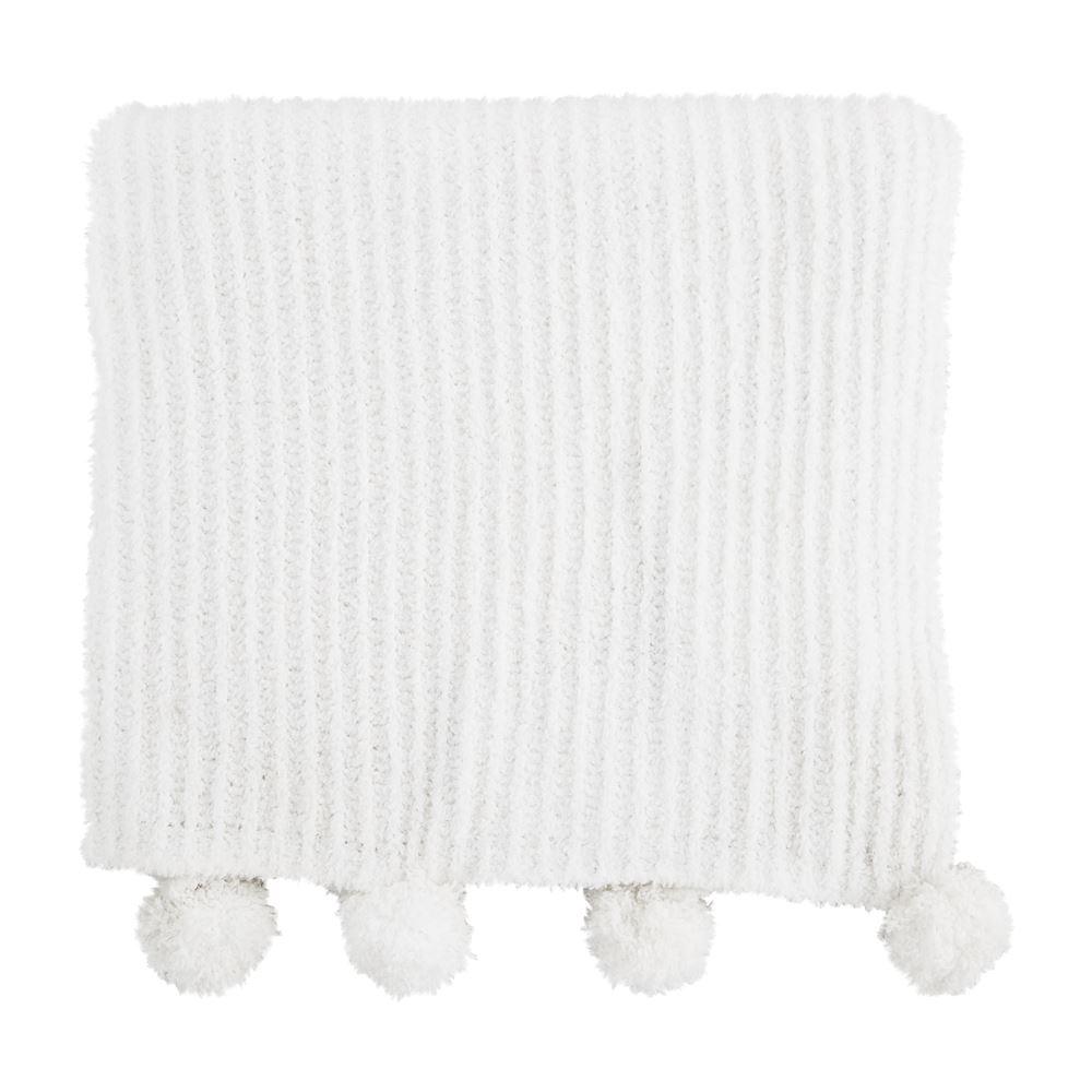 Chenille Pom Blankets
