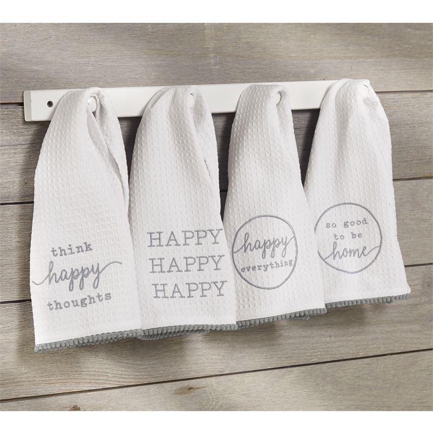 Happy Waffle Weave Towels