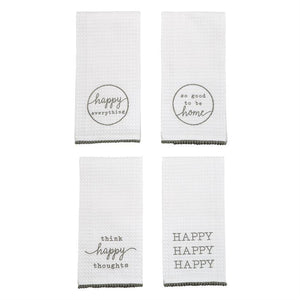 Happy Waffle Weave Towels