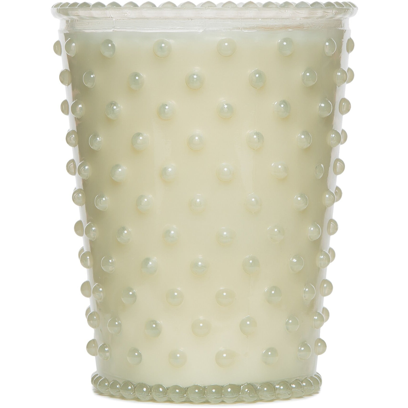 Hobnail Glass Candle