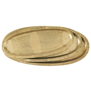 Gold Oval Tray