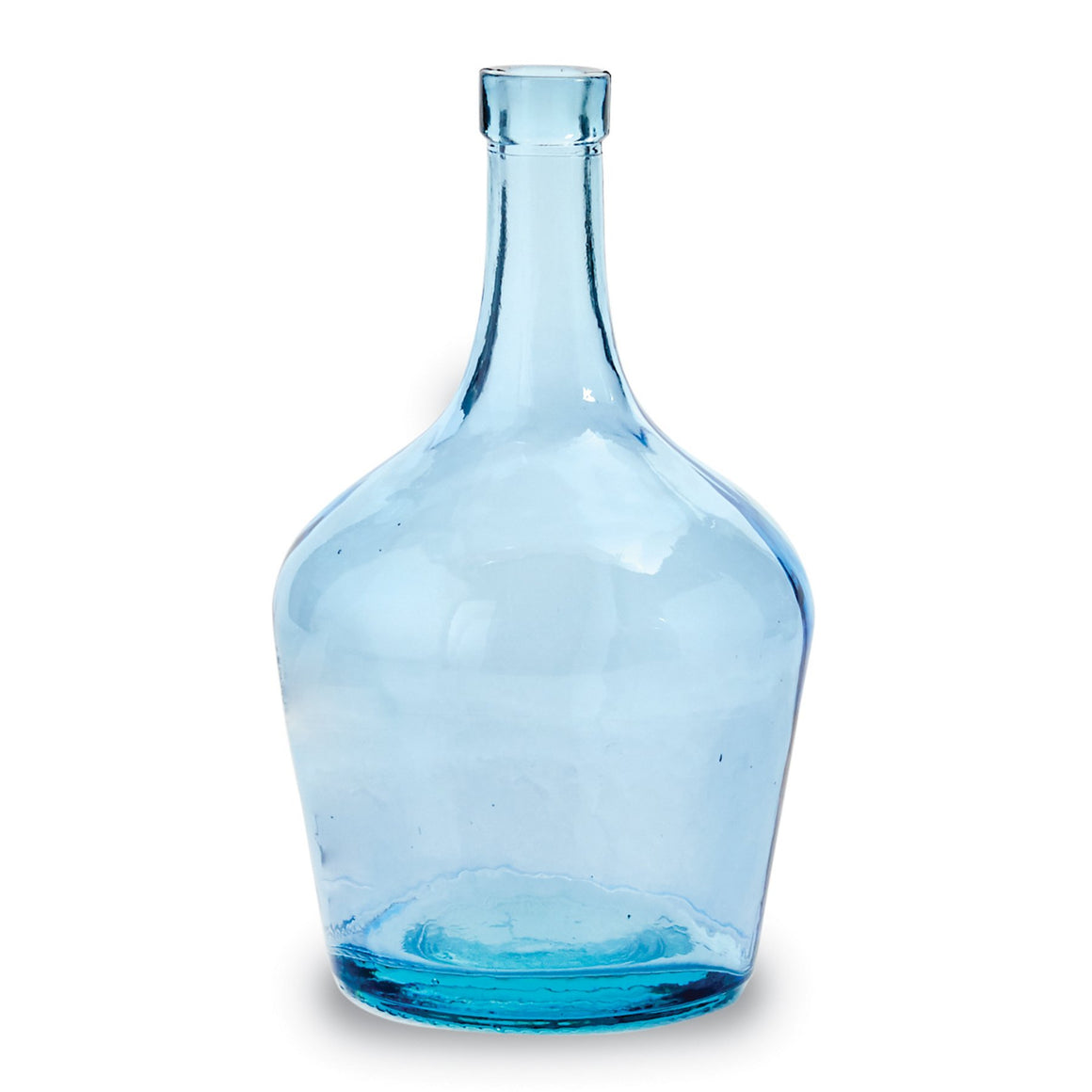 Aegean Blue Long Neck Glass Bottle