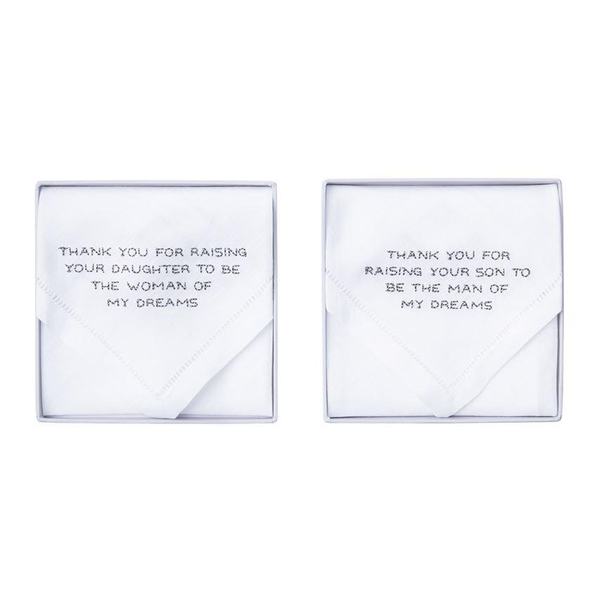 In-Laws Wedding Handkerchiefs