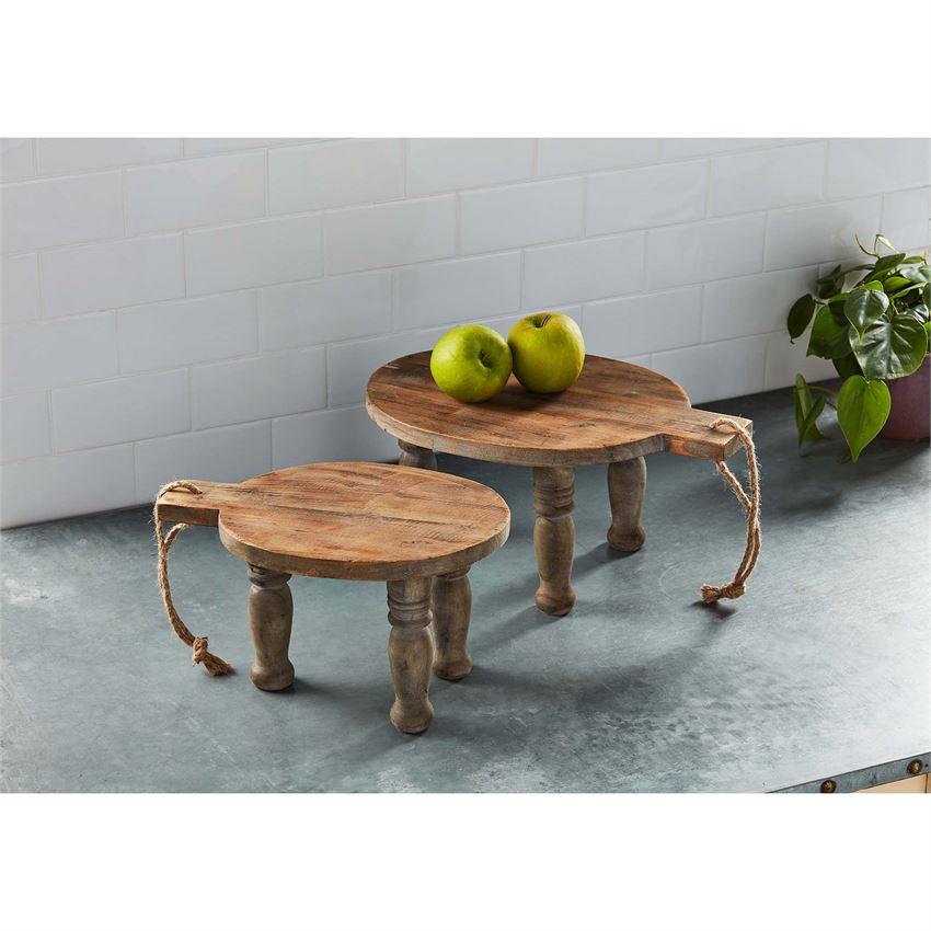 Wood Board Riser Stands