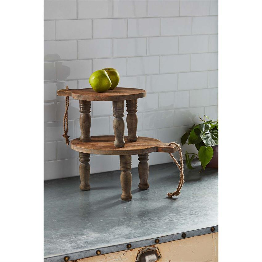 Wood Board Riser Stands