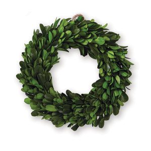 Mini Boxwood Preserved Wreath - Medium