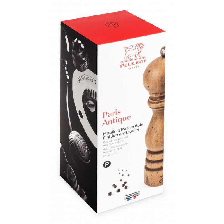 Paris Matte Antique Wood Salt/Pepper Mill