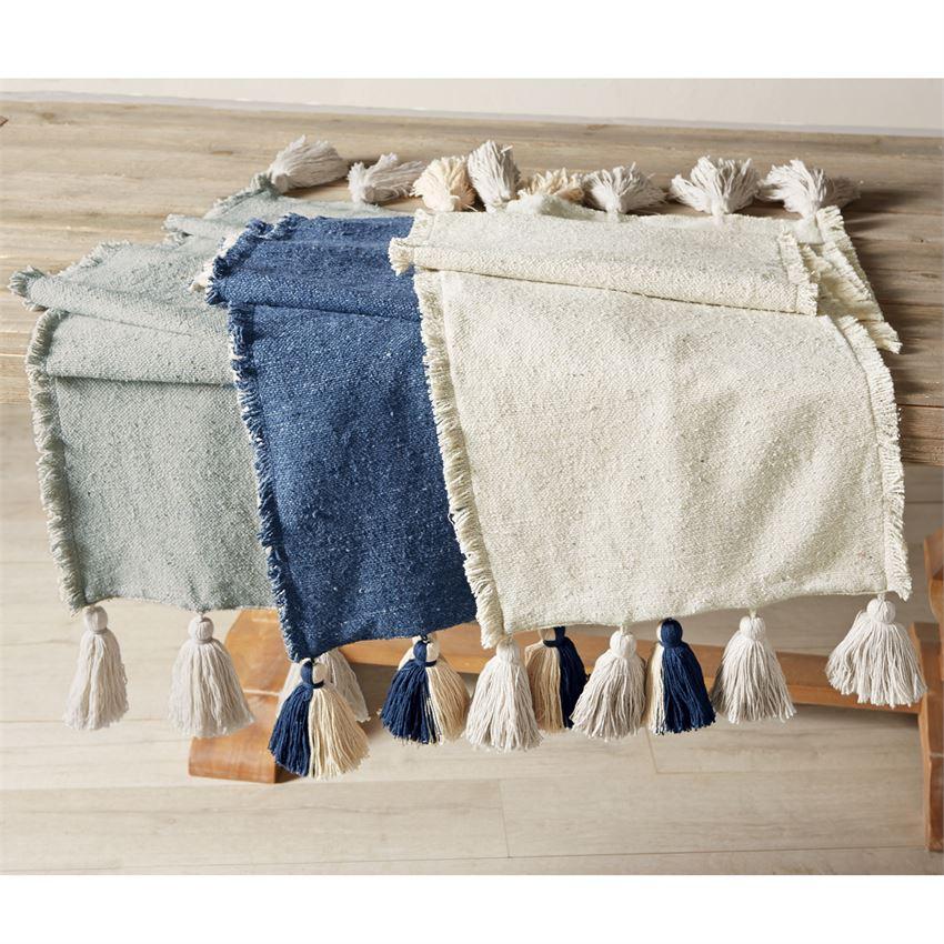 Ivory Ponchaa Table Runner