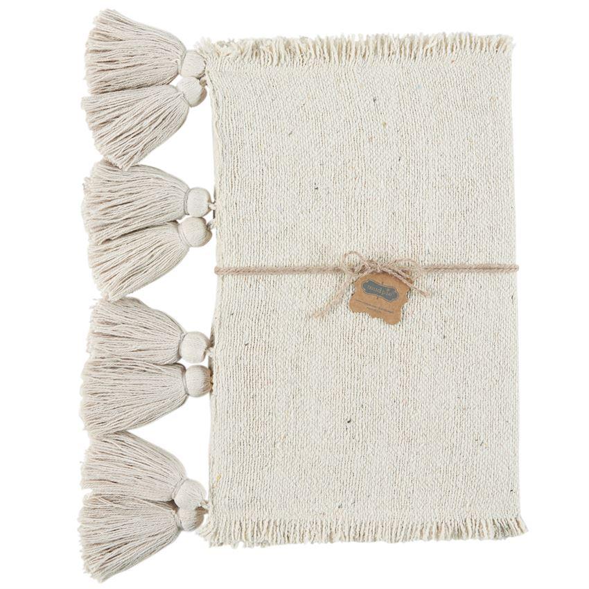 Ivory Ponchaa Table Runner