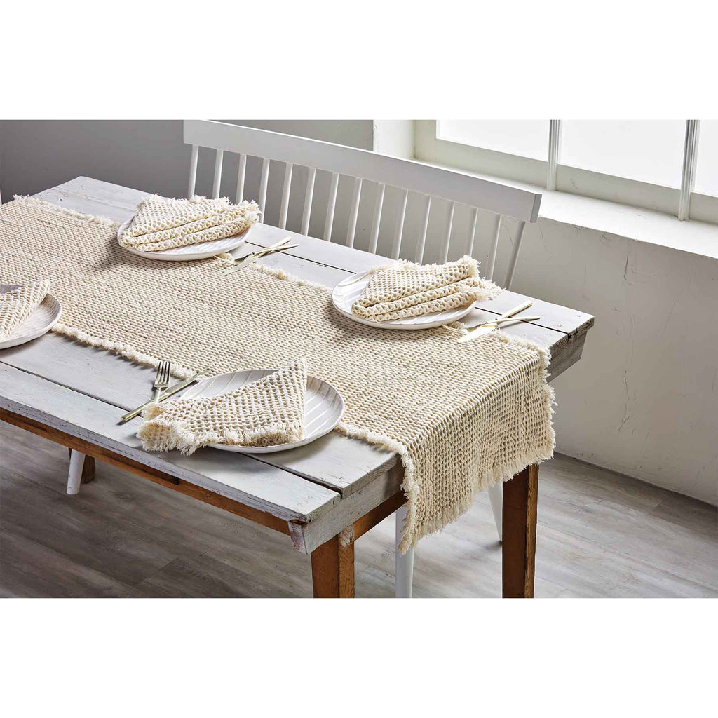 Waffle Weave Table Runner