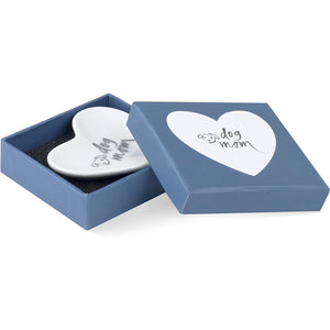 Brush Dog Mom Tiny Heart Ceramic Tray