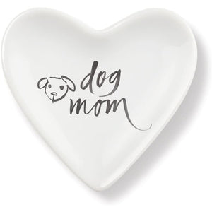 Brush Dog Mom Tiny Heart Ceramic Tray