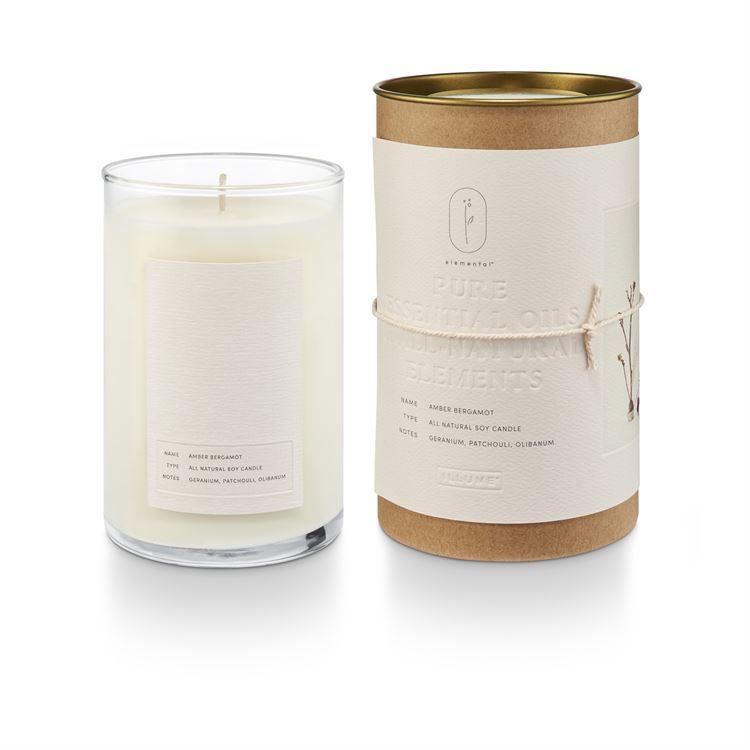 Elemental Candle Collection Natural Glass