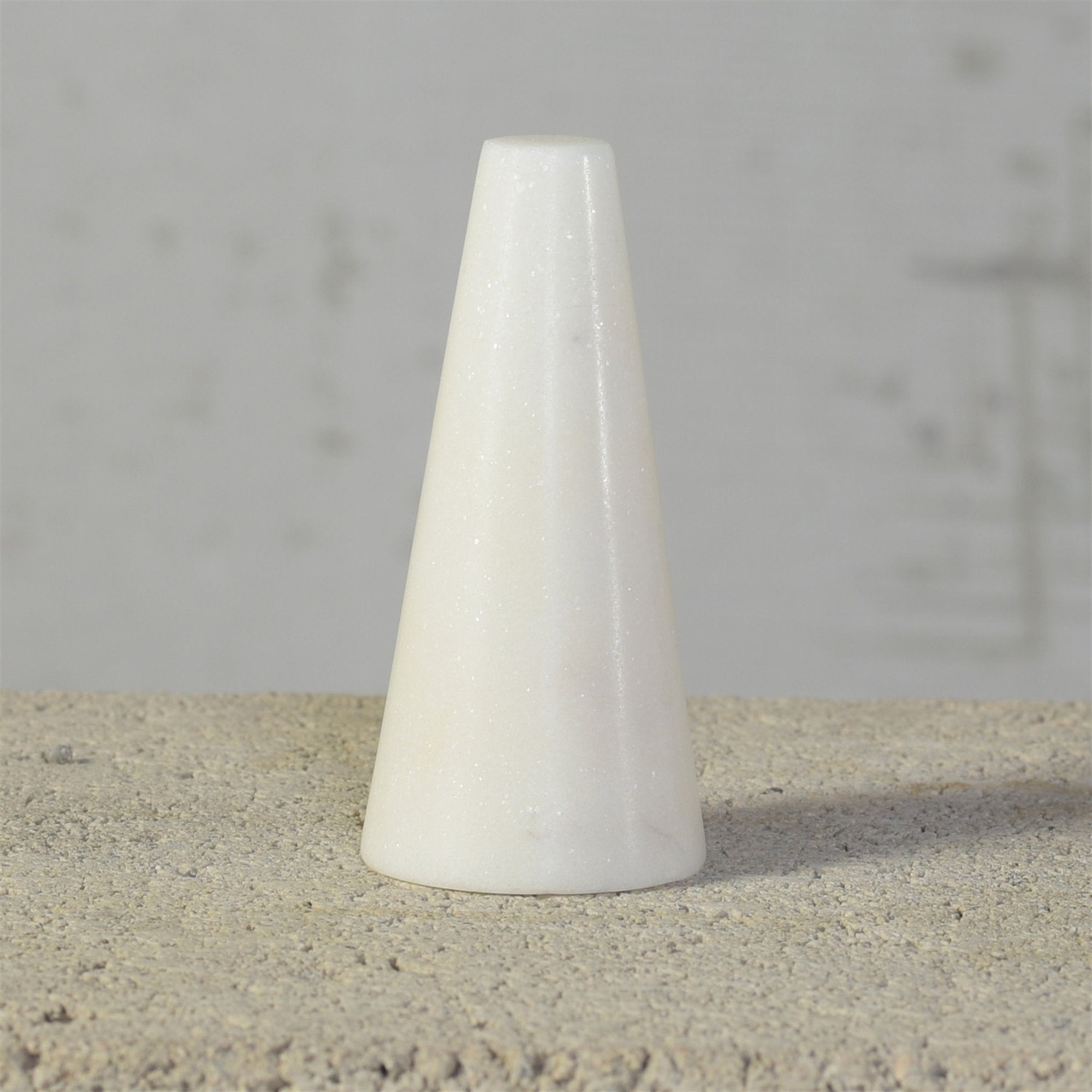 Marble Truncated Cone Ring Holder