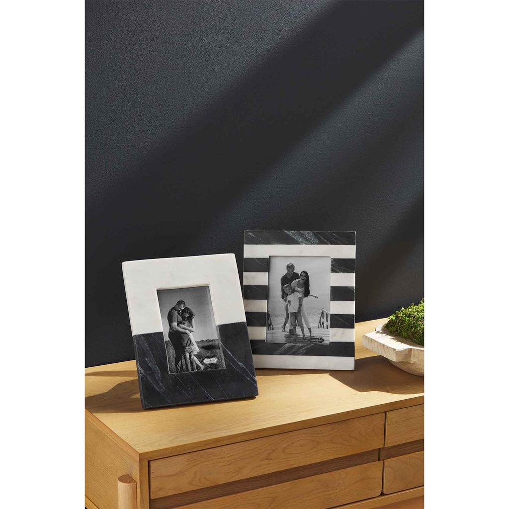 Large Stripe Marble Frame