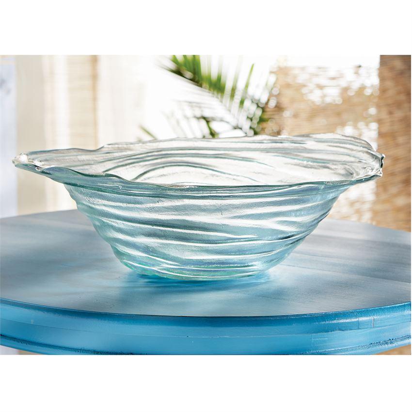 Tinted Glass Decorative Bowl