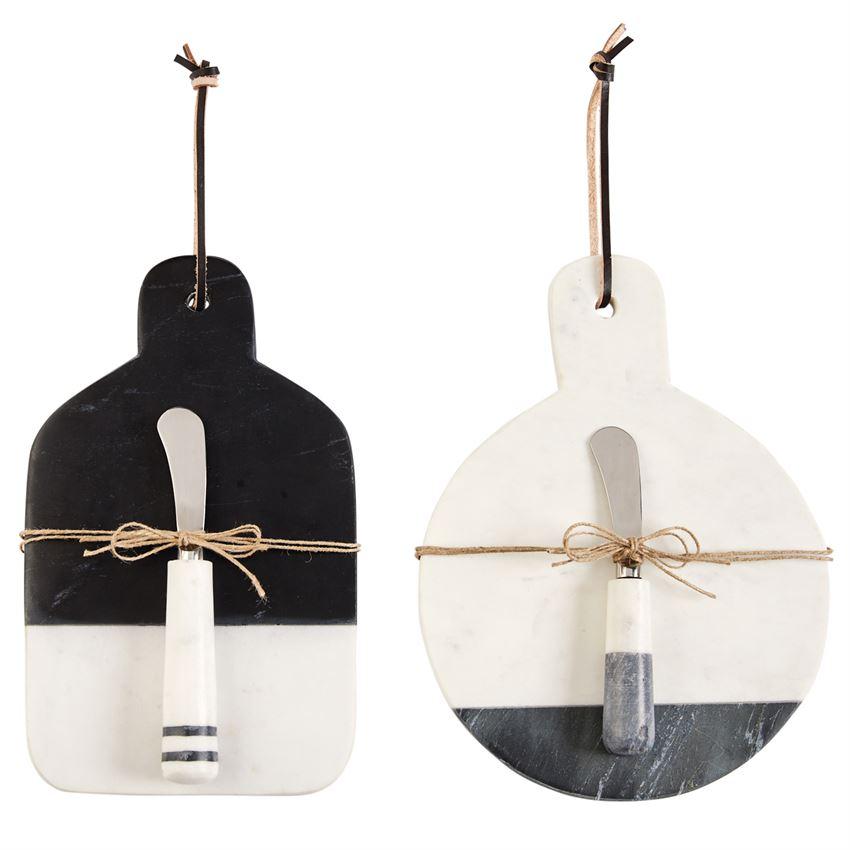 Small Stripe Marble Board