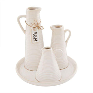 Pitcher Bud Vase Tray