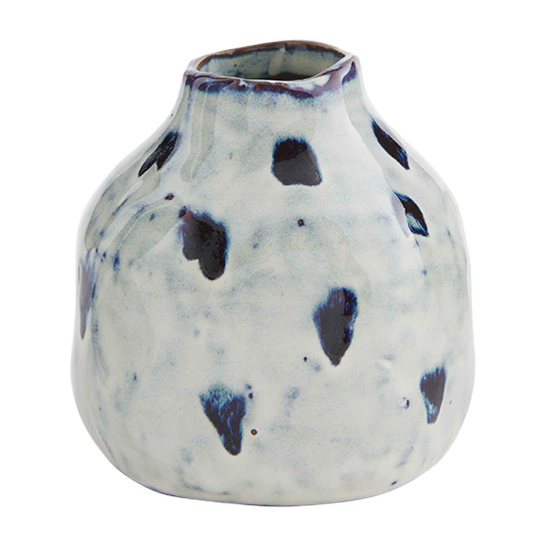 Reactive Glaze White Ceramic Vases