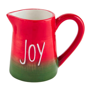 Christmas Pitcher Bud Vase