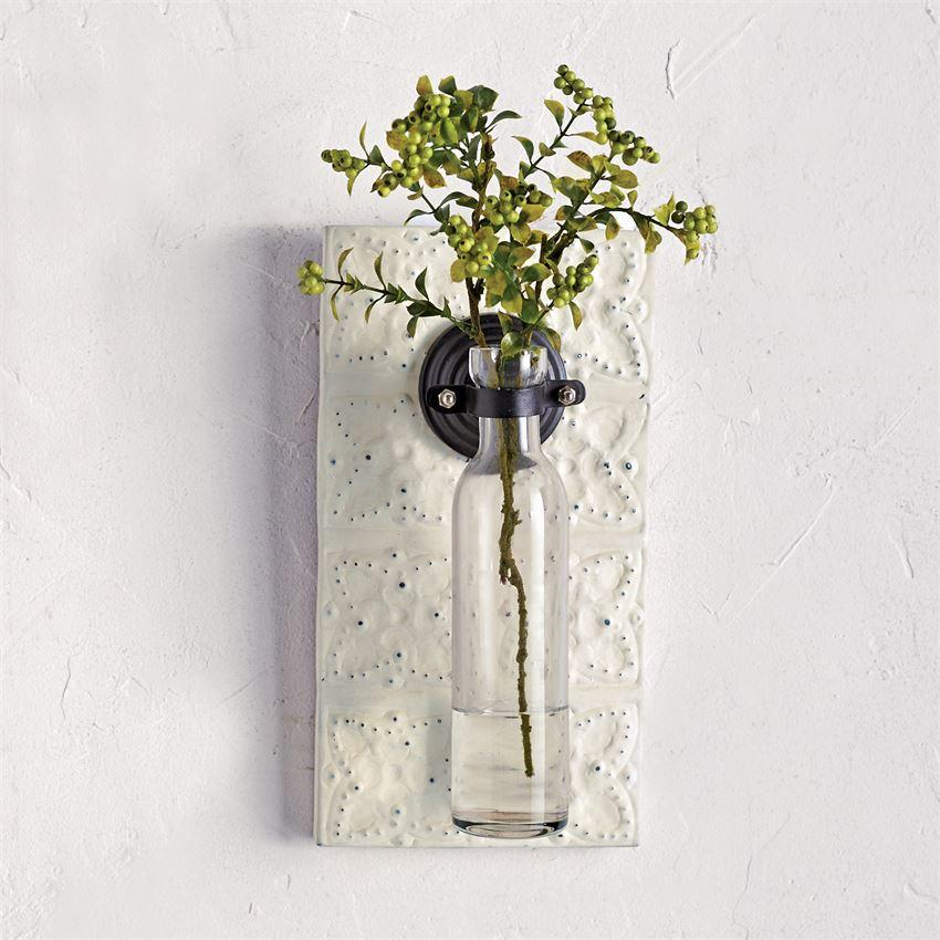 Pressed Tin Wall Planter