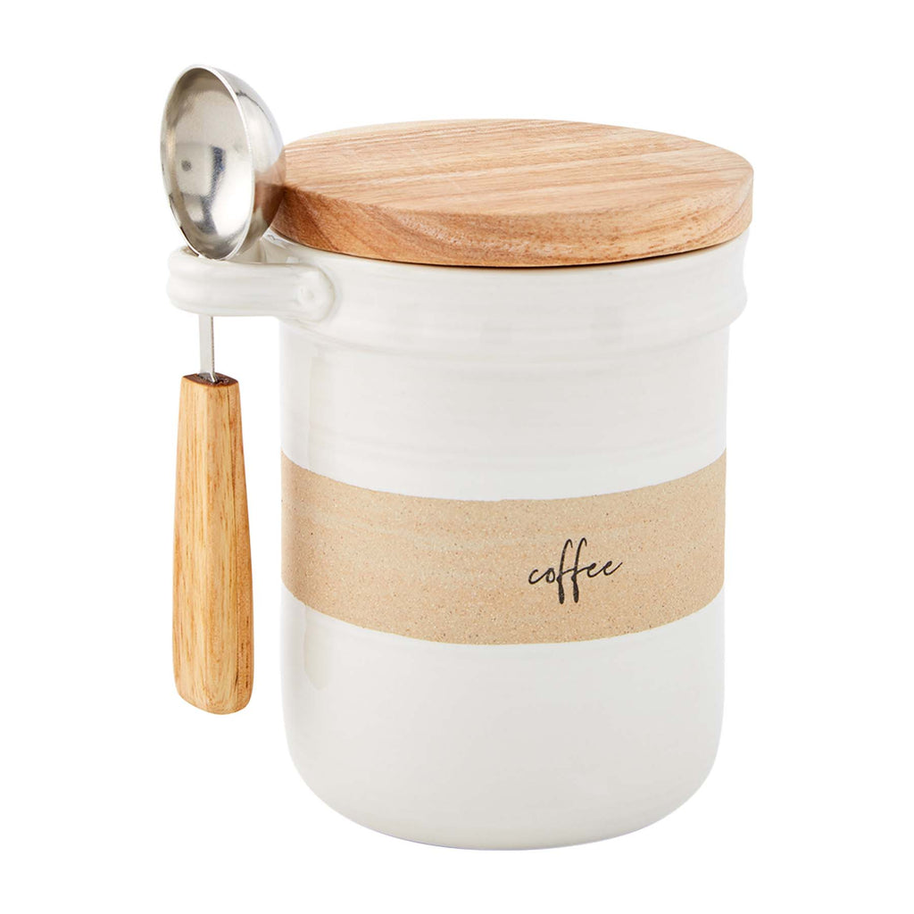 Stoneware Coffee Canister Set