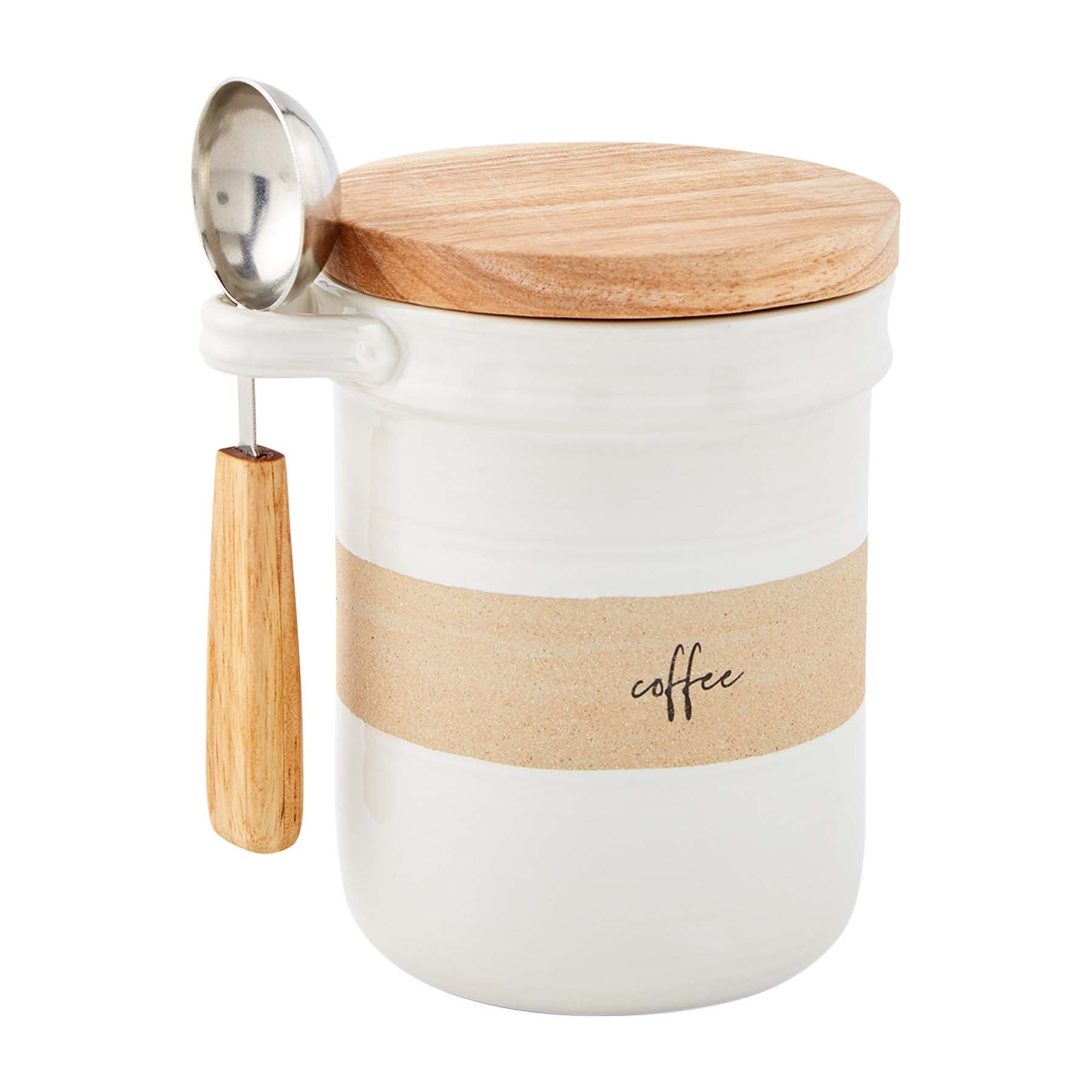 Stoneware Coffee Canister Set