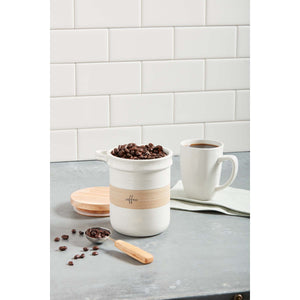 Stoneware Coffee Canister Set