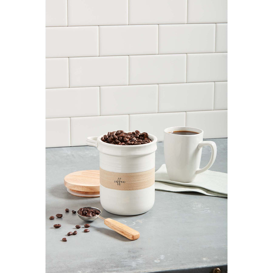Stoneware Coffee Canister Set