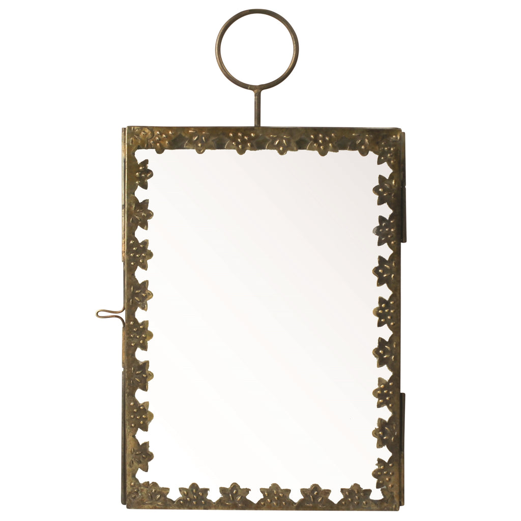 Calico Hanging Brass Frame