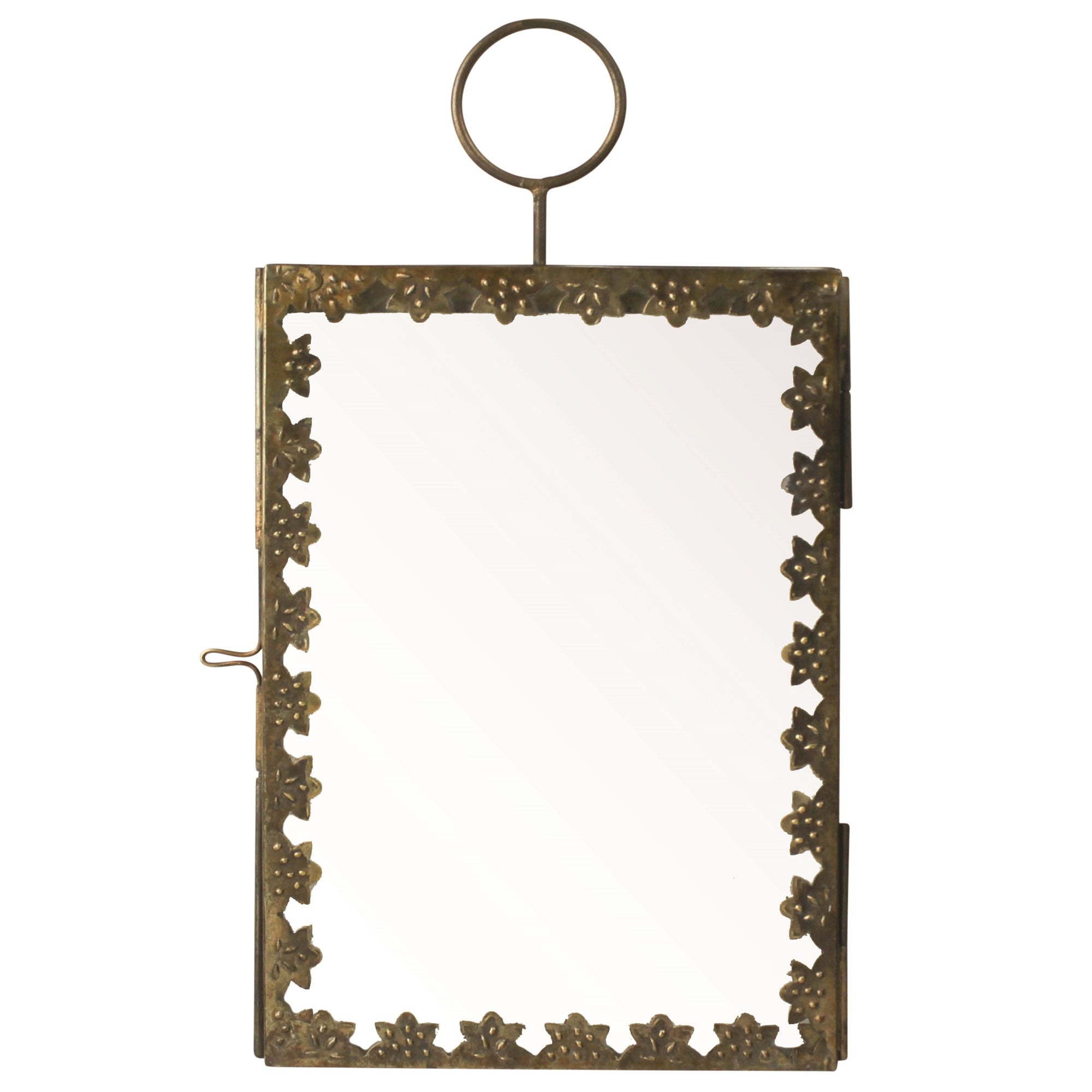 Calico Hanging Brass Frame