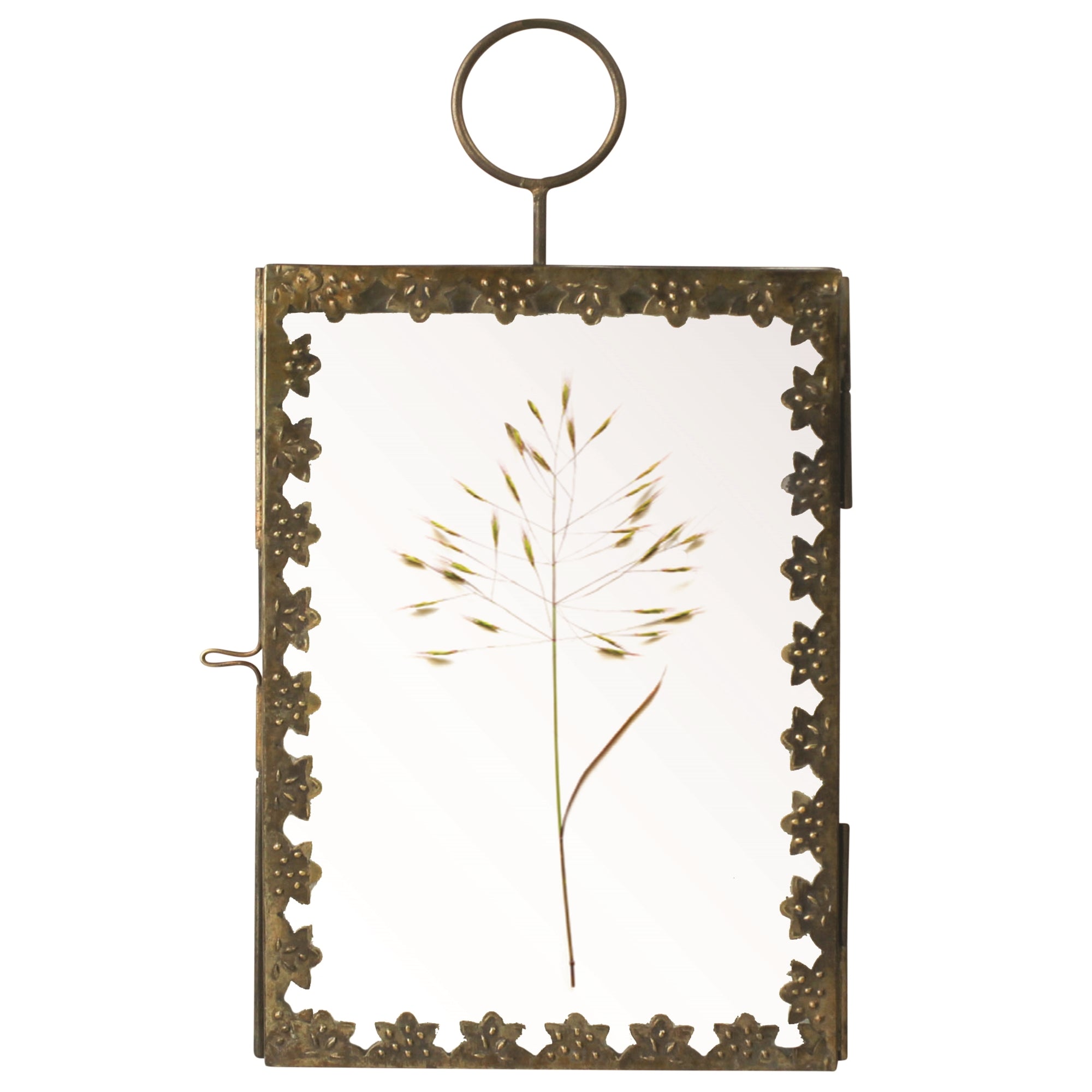 Calico Hanging Brass Frame