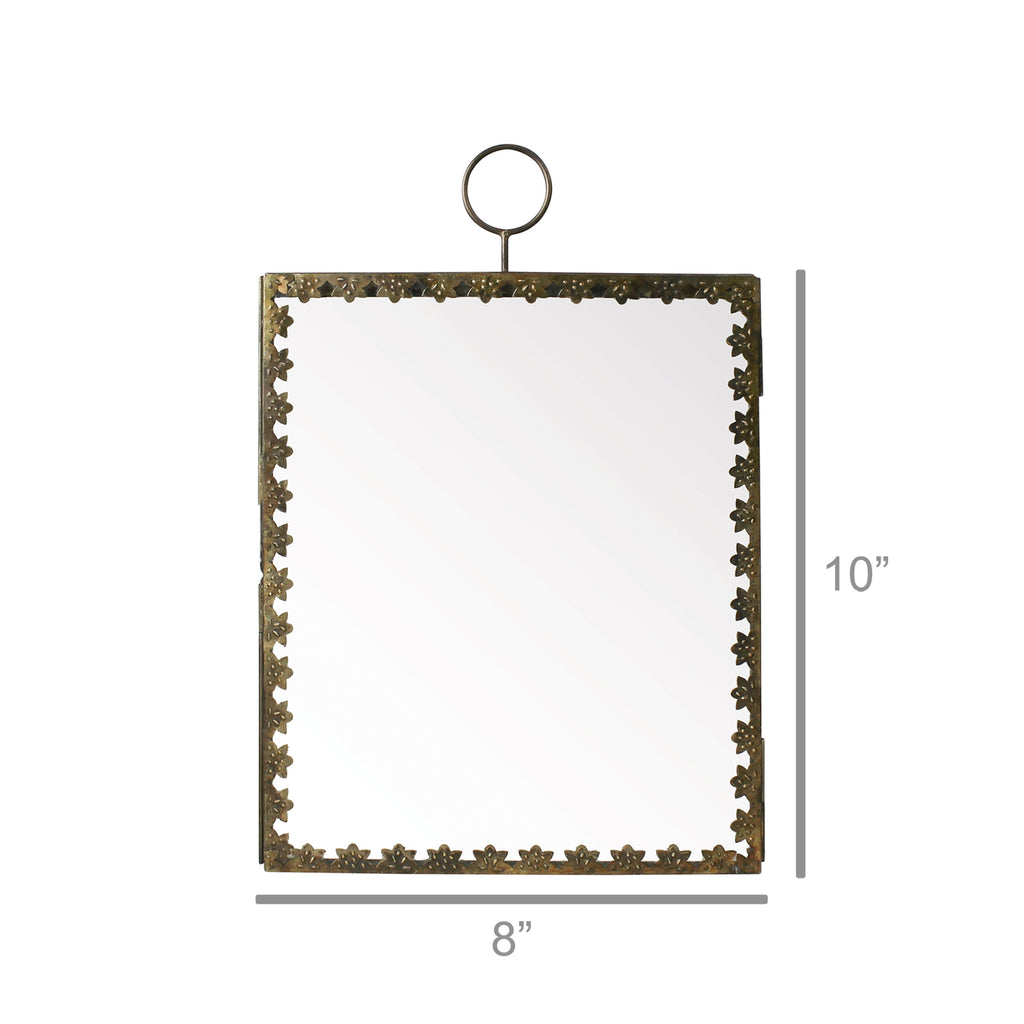 Calico Hanging Brass Frame