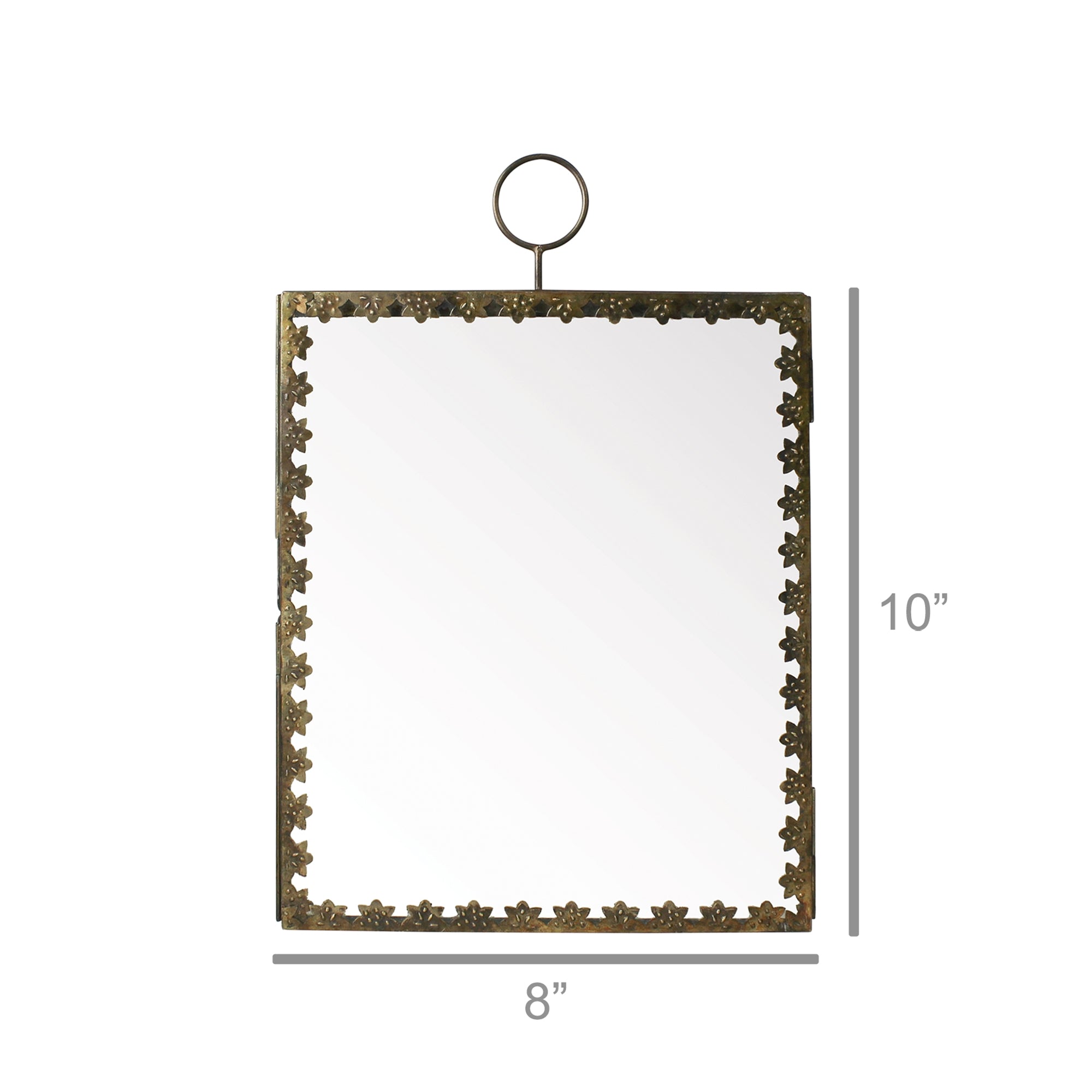 Calico Hanging Brass Frame