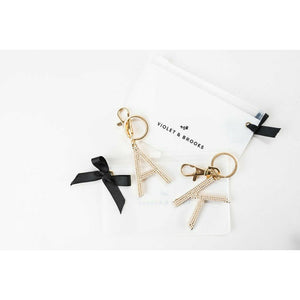 Pearl Letter Key Chain